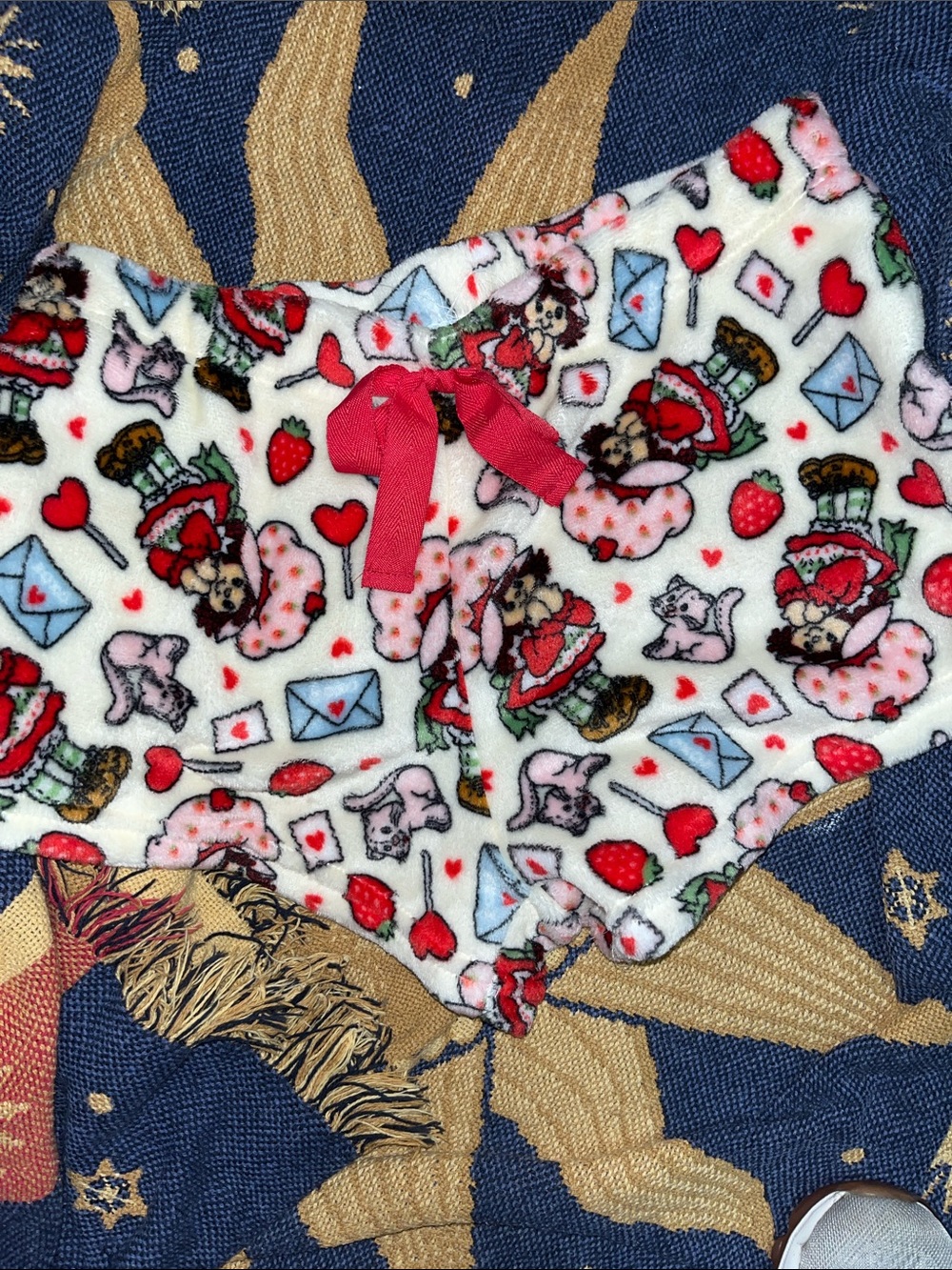 Strawberry Print Shorts L
